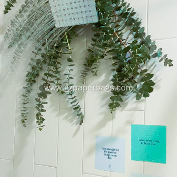 Self-Love Affirmation Cards for a Positive Shower Experience